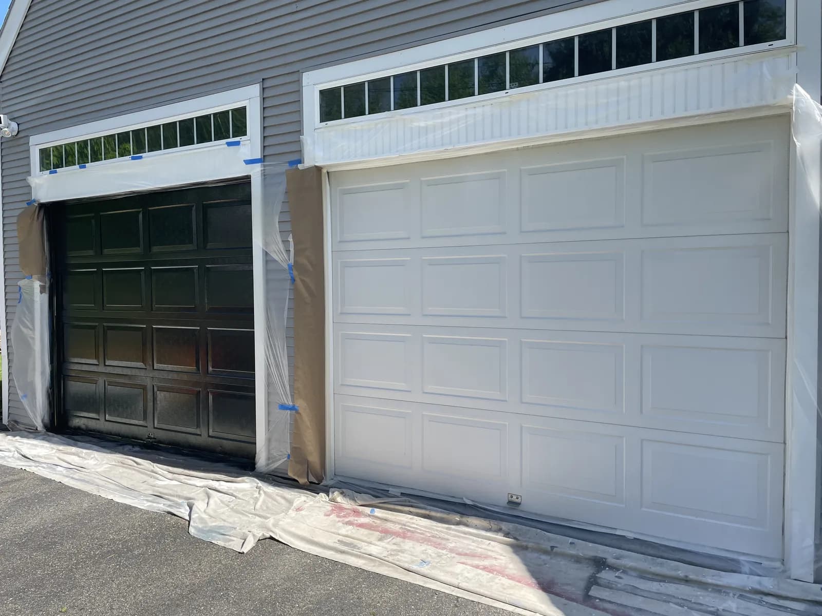Garage exterior repaint – before