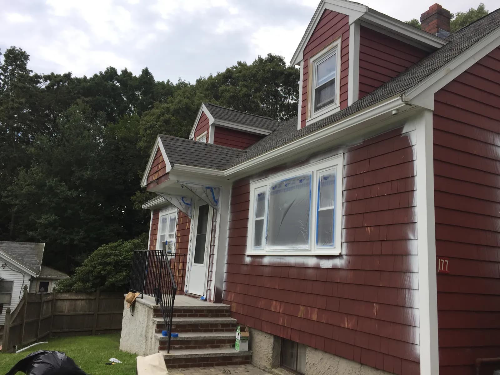 Red cedar shingle home in Natick – before
